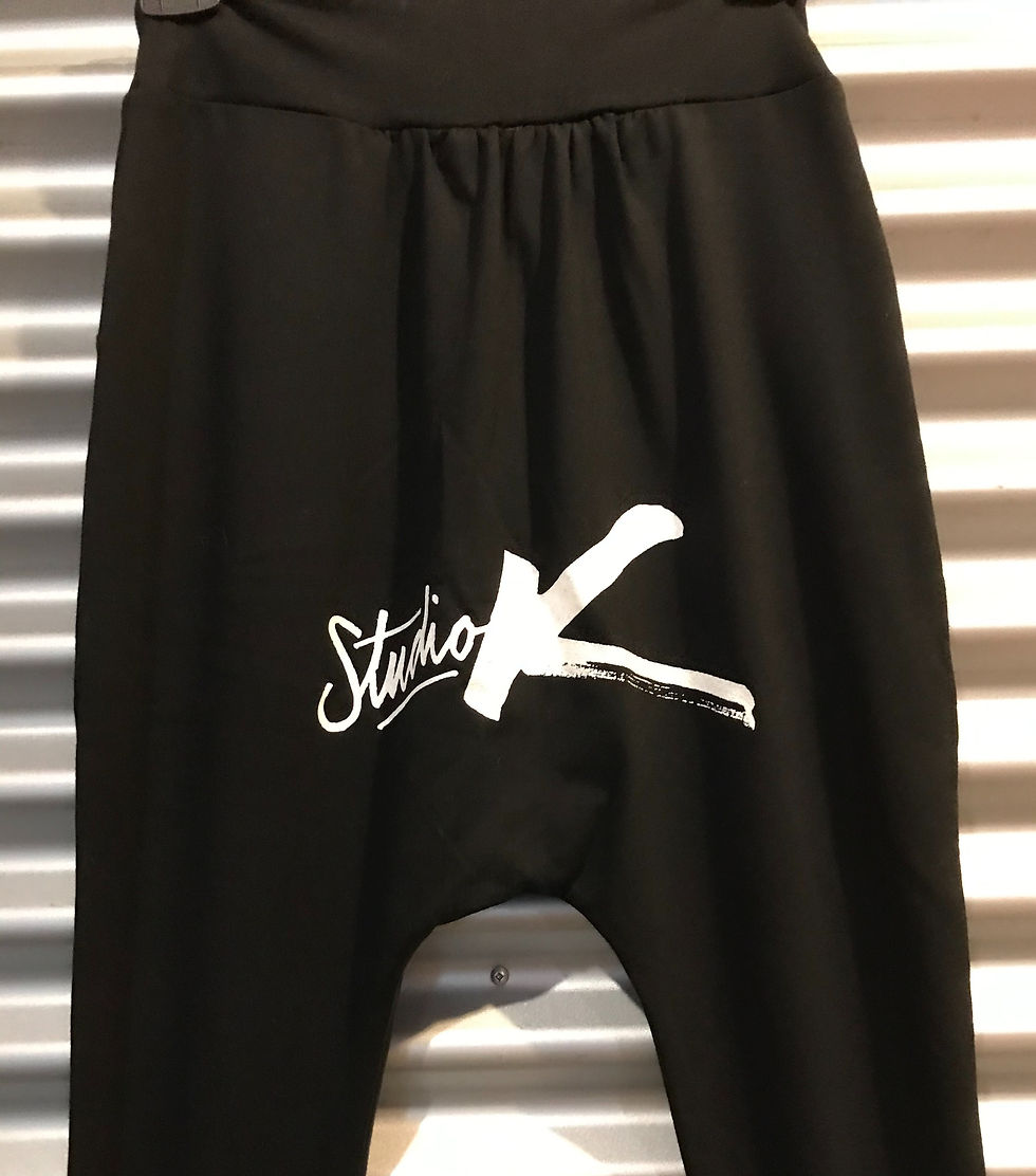 Thumbnail: Pantalon baggy adulte coton noir