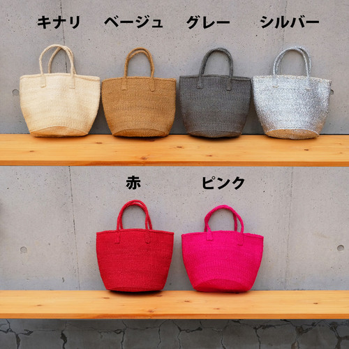 アトリエメコ ブラック サイザルバッグ meko トートバッグ かごバッグ 黒 アトリエメコ ブラック サイザルバッグ meko トートバッグ かご