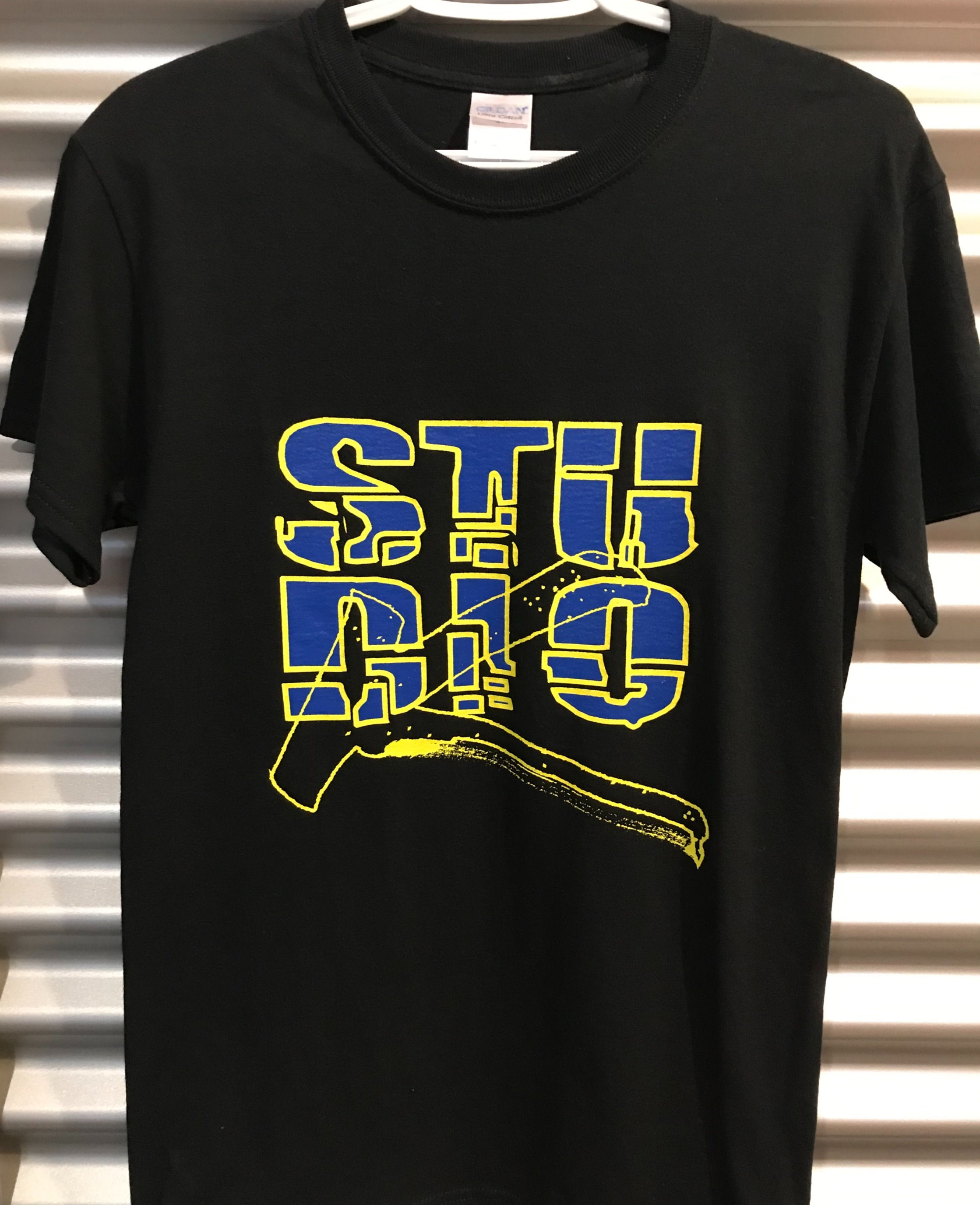 T-shirt Studio K,adulte, col rond, noir