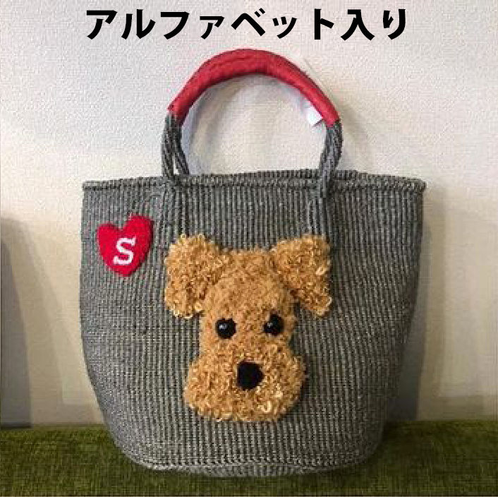 サムネイル： サイザルカゴ用「ハート・ほし・リボン」