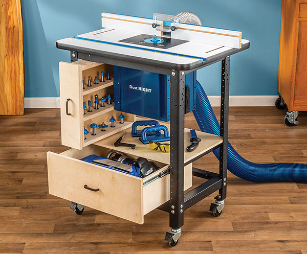 Shop Stand Router Table Cabinet Project By Rockler