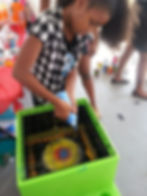 Spin Art Participant