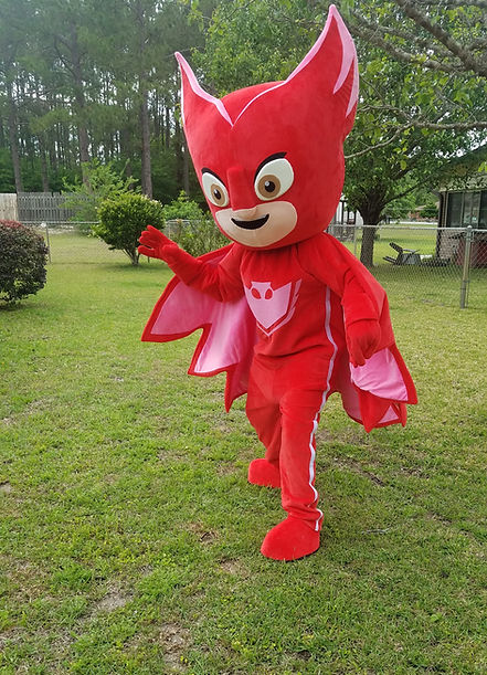 Owl Girl Mascot