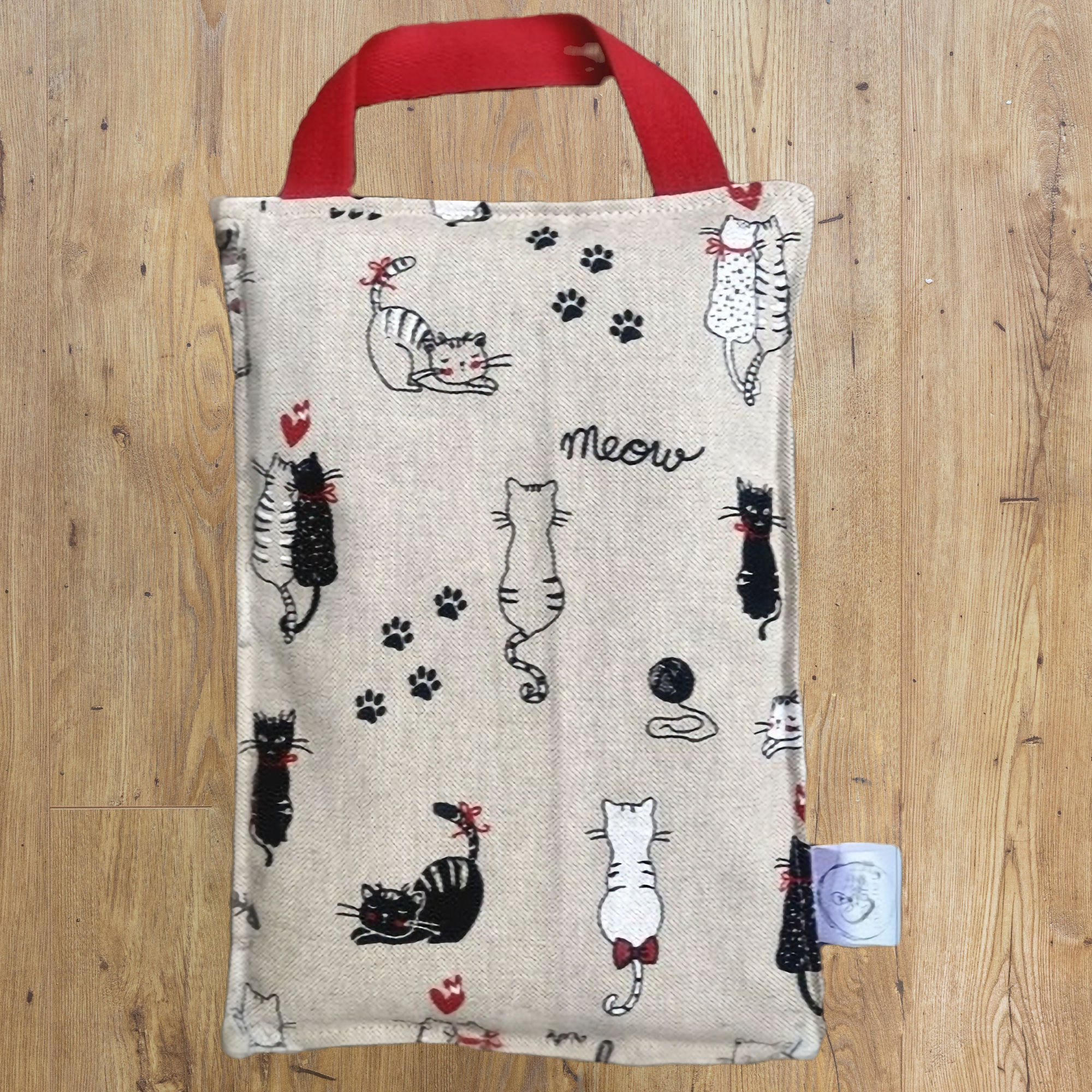 Bouillotte sèche rectangulaire "LOVING CATS"