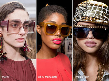OVERSIZED SUNGLASSES SHOW UP AGAIN!