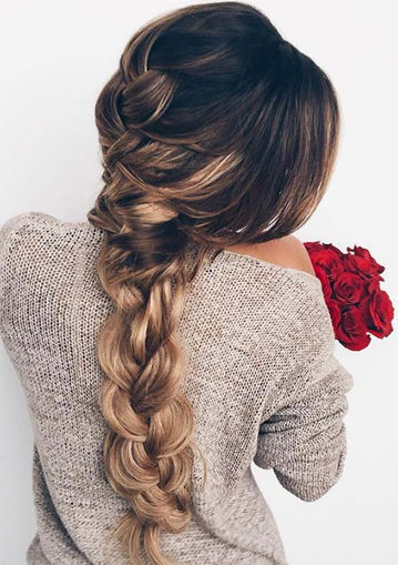THE BRAIDED EFFECT: LOOSE PLAITED PONYTAIL AND THE LOOSE FRENCH BRAID
