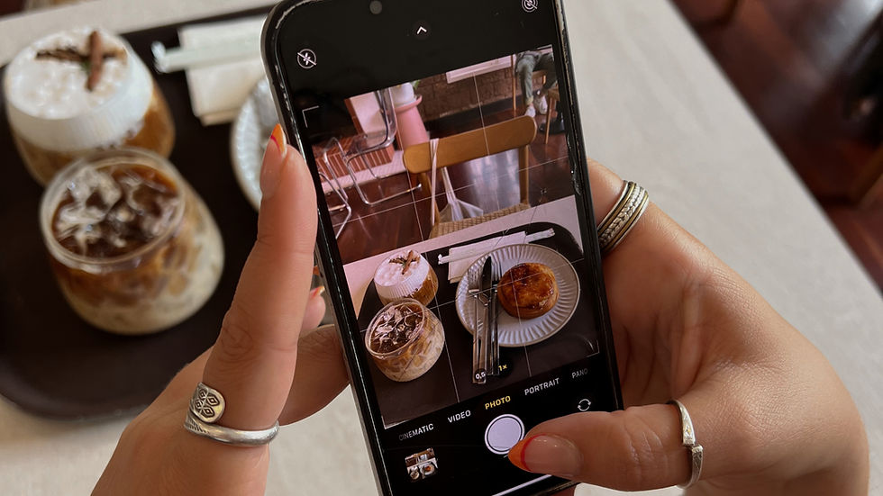 Artificial intelligence tools supporting social media strategy and digital marketing planning on a laptop dashboard