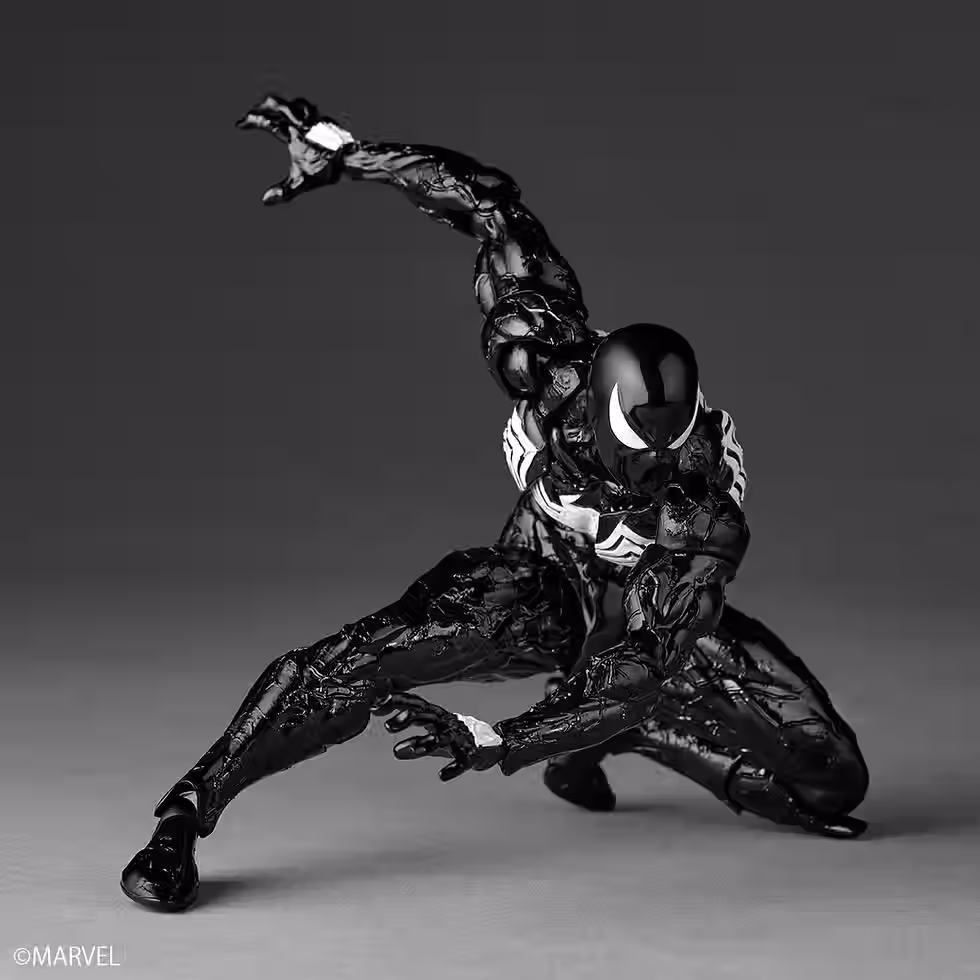 Thumbnail: Amazing Yamaguchi Revoltech NR147 Symbiote Spider-Man with bonus