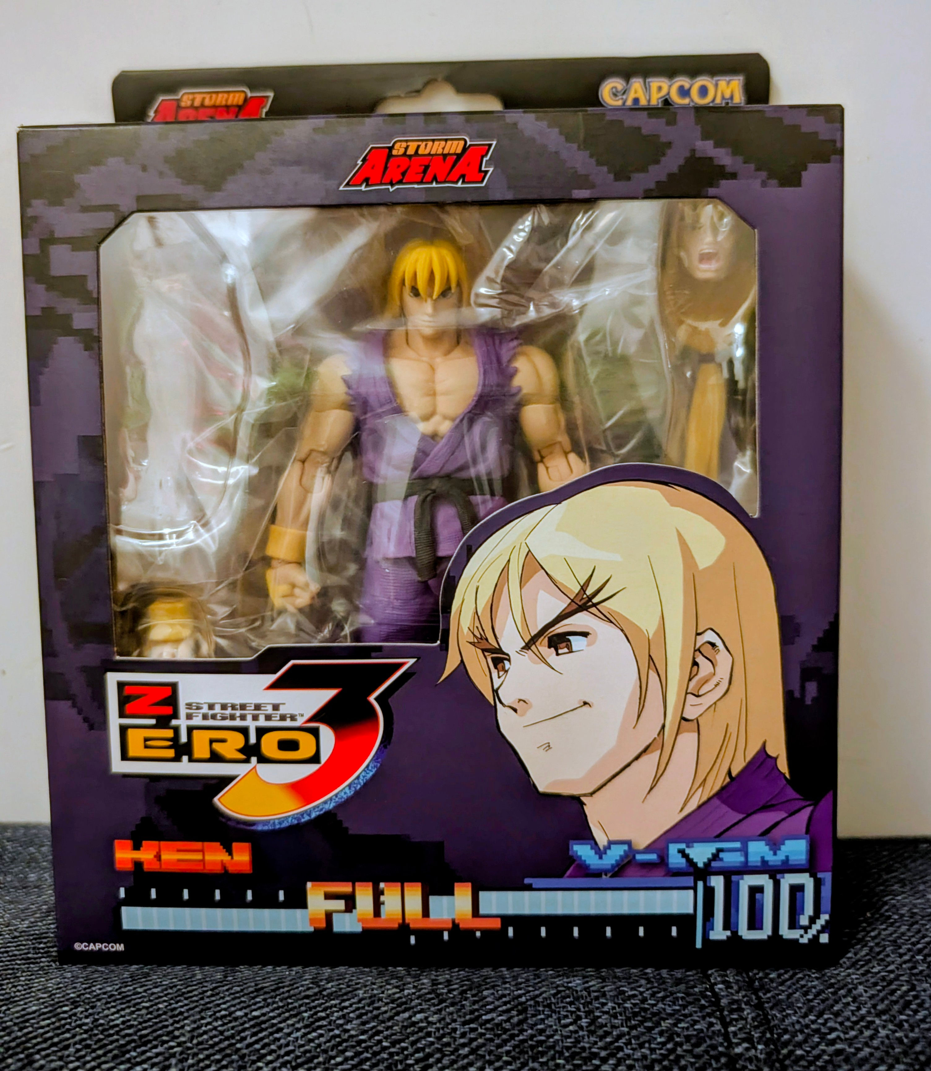 STORM ARENA - 1/12 KEN PURPLE - STREET FIGHTER ZERO 3 - "STORM ARENA"