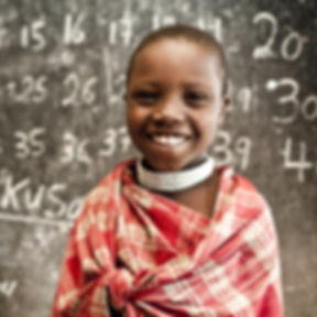 Child Learning Numbers at School