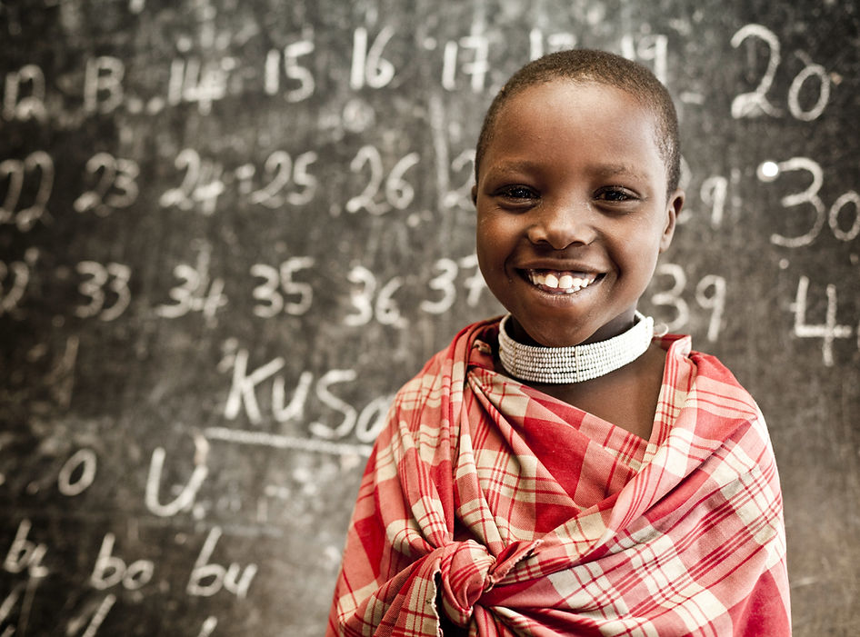 Child Learning Numbers at School