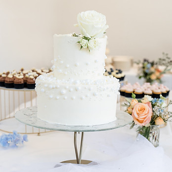 Perlen Hochzeitstorte