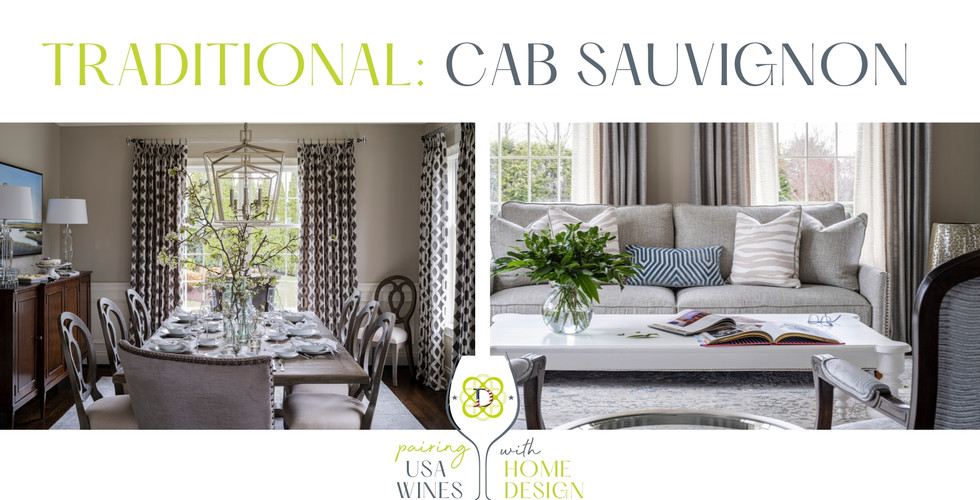 Pairing Traditional Design with Cab Sav Wine
