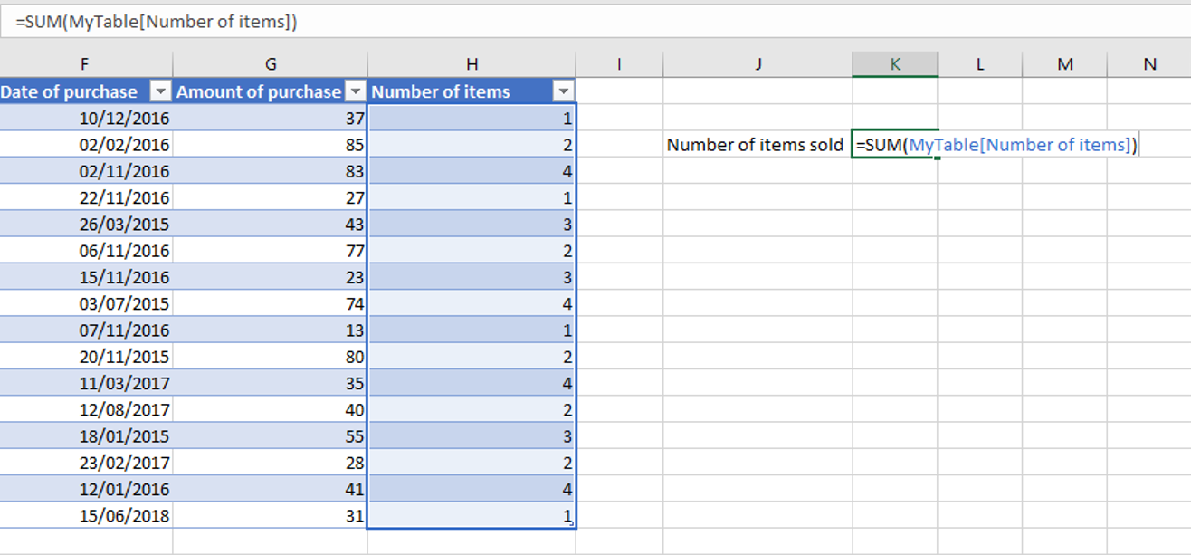 how to use tables in excel how to use tables in excel
