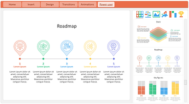 PowerPoint slides templates Bibliothèque