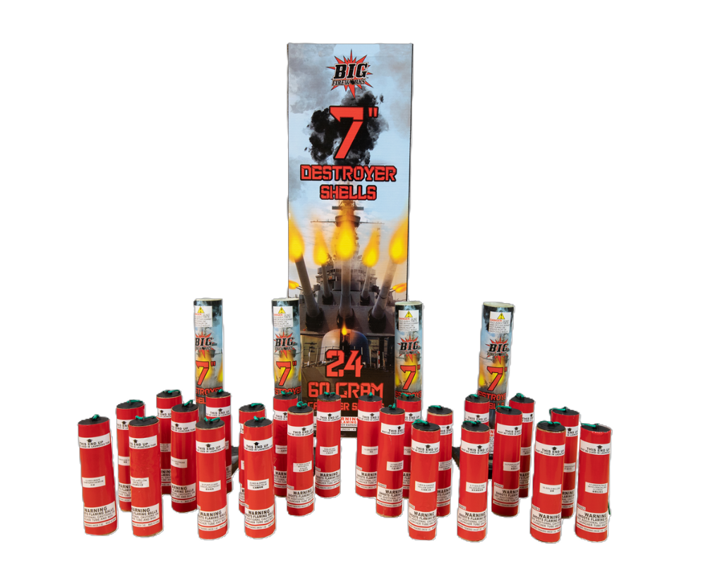 7IN DESTROYER SHELLS