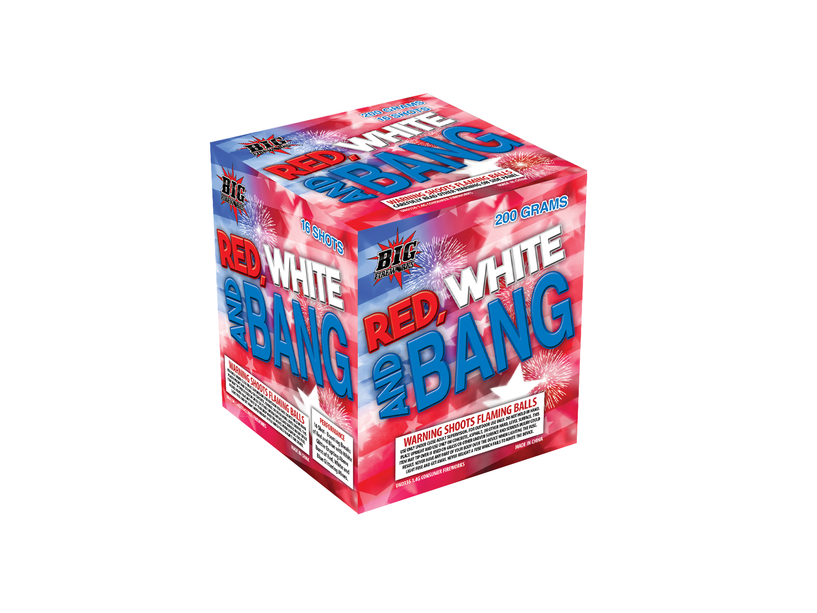 RED, WHITE AND BANG