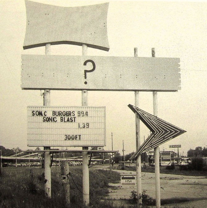 Sign (photo by John Baeder)