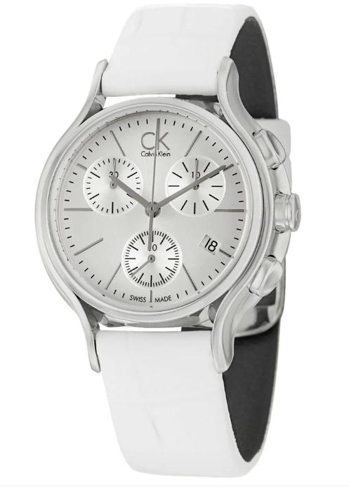 Montre Dame Calvin Klein chrono mouvement suisse