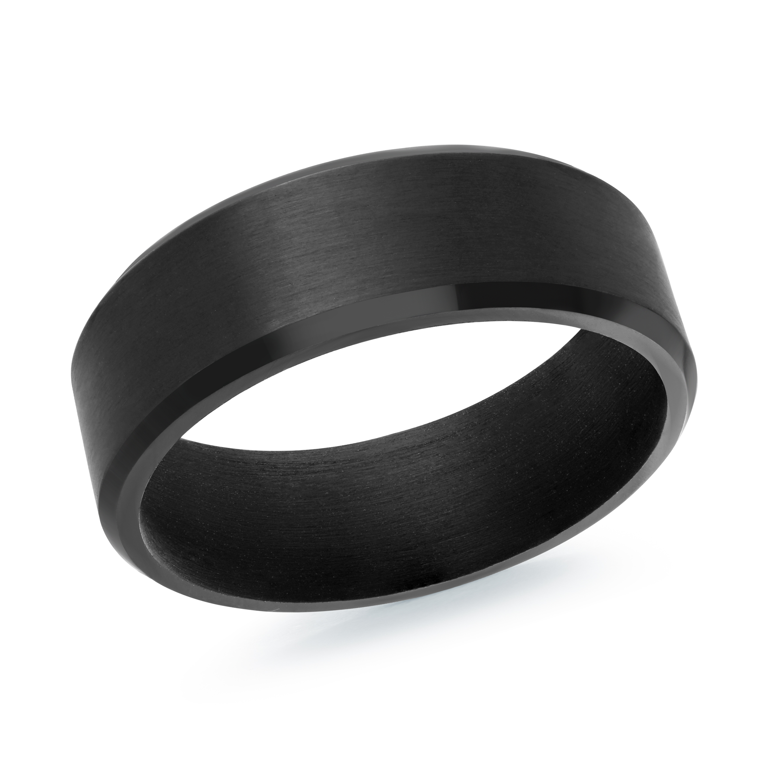 Jonc homme Tantalum noir
