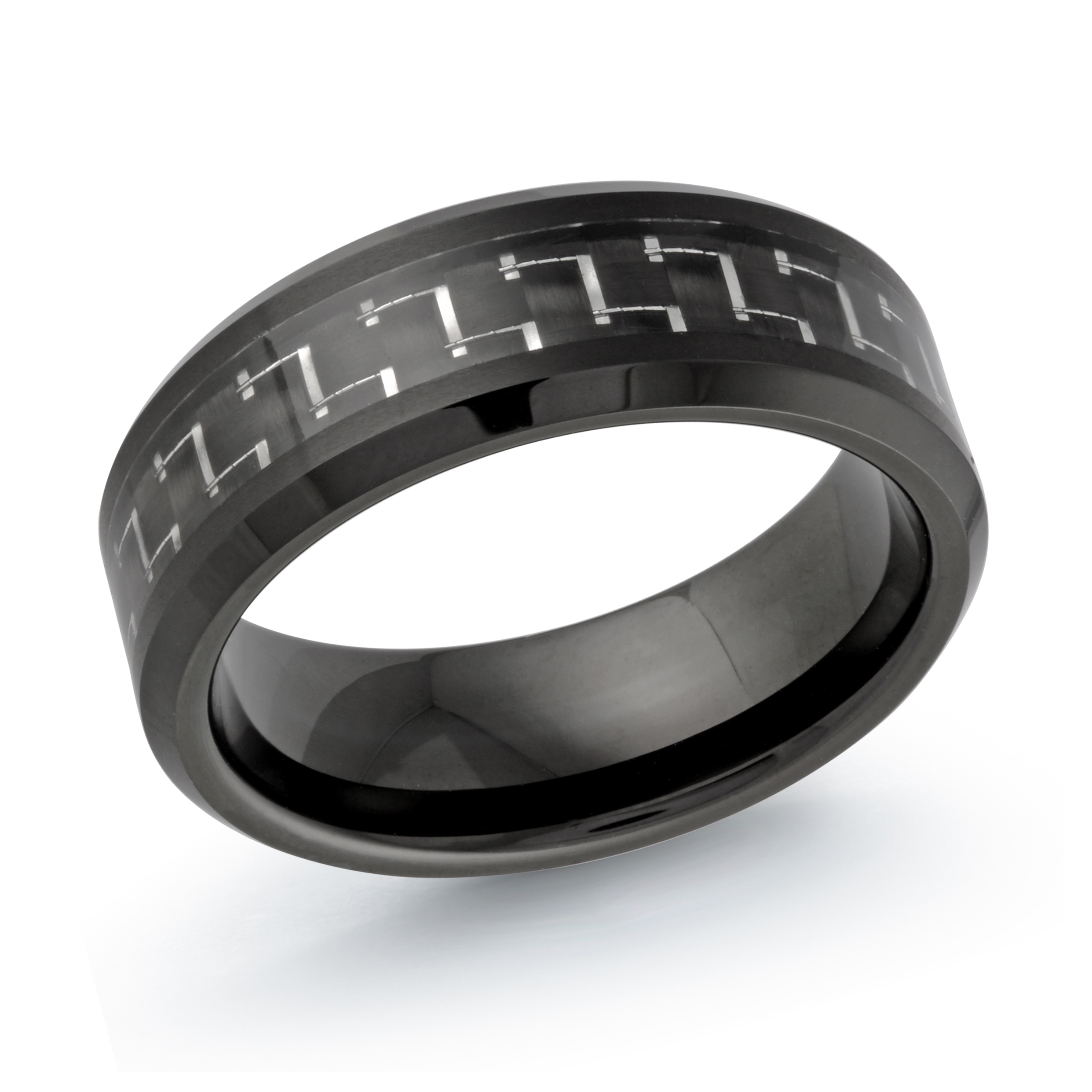 Jonc homme Tungstène noir