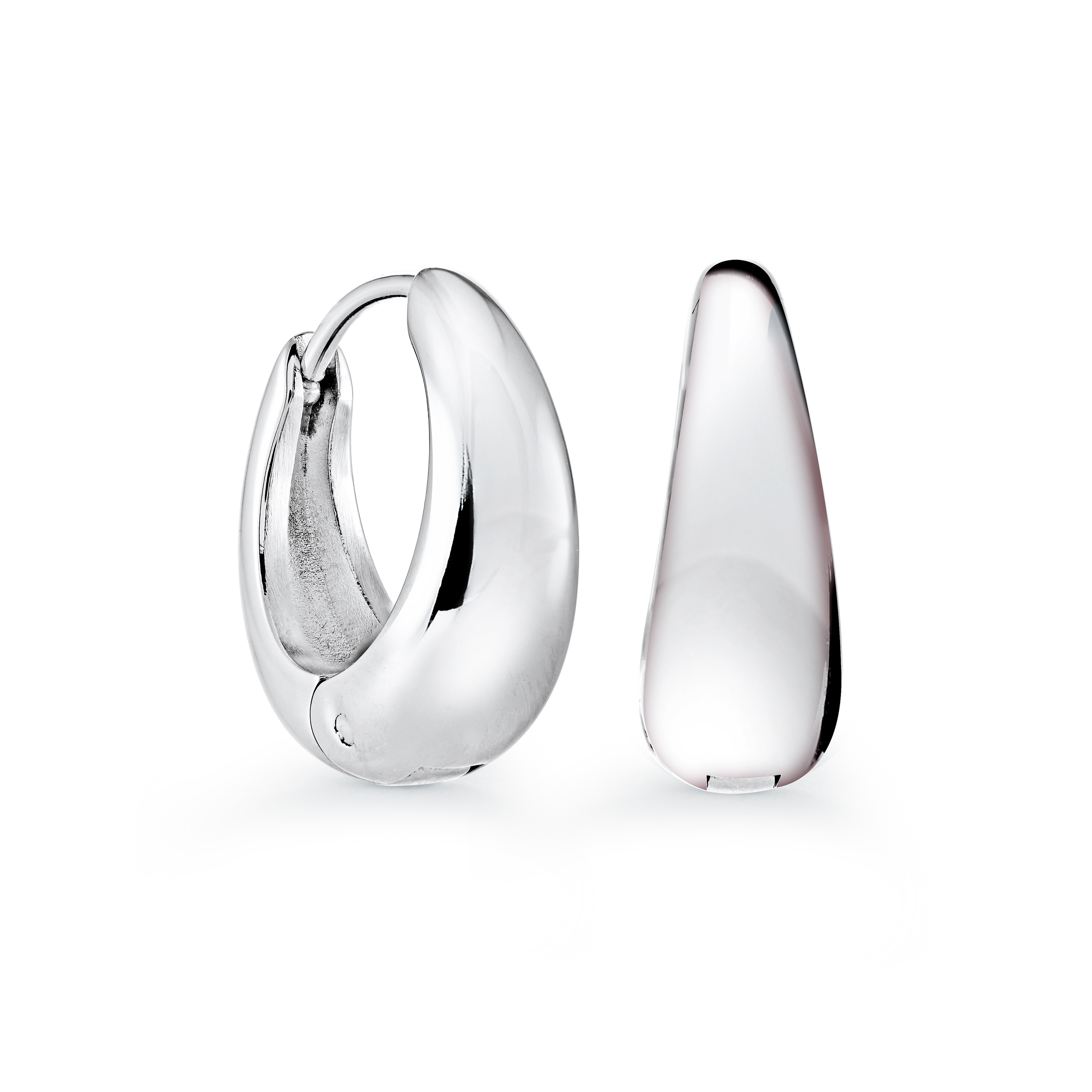 Boucles d' oreilles huggies rondes graduées
