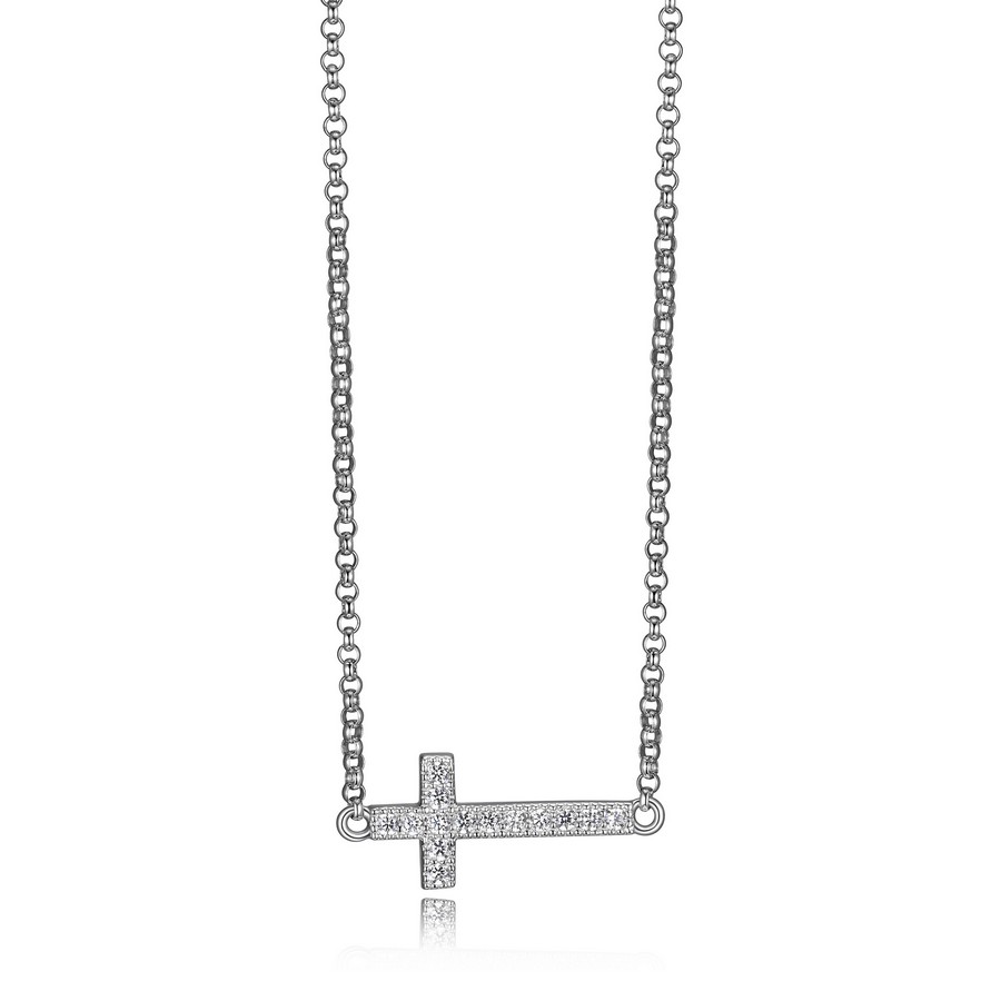 Ensemble chaîne et pendentif croix argent 925
