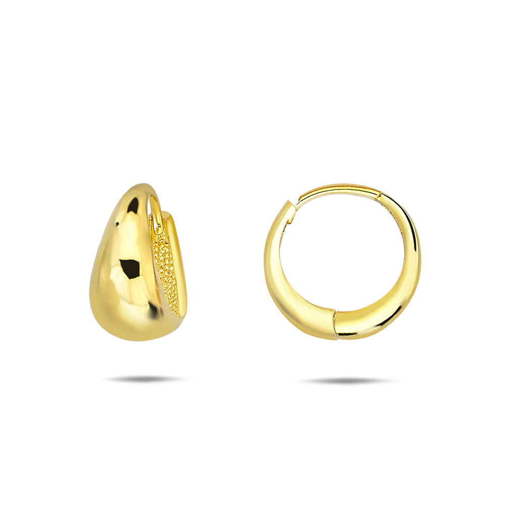 Boucles d'oreilles huggies or jaune 10k