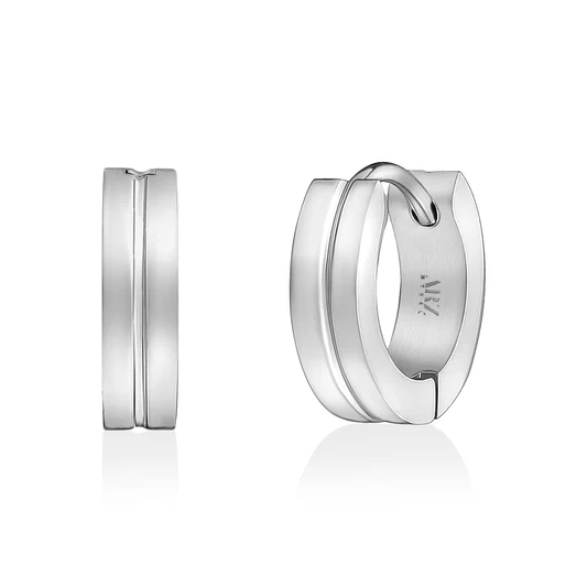 Boucles d'oreilles acier huggies