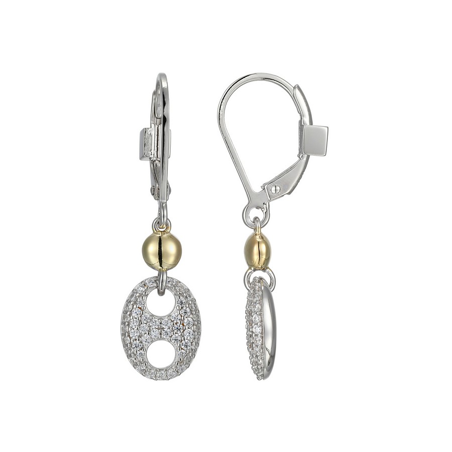 Boucles d'oreilles cristaux ELLE ligne *Espion*