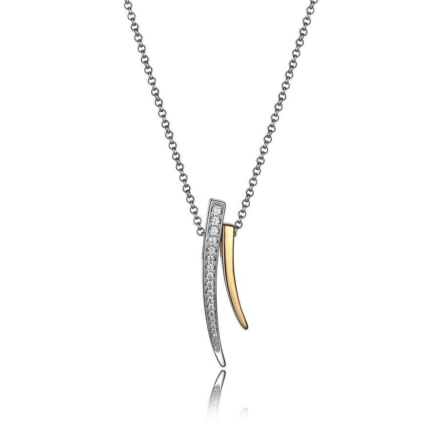 Ensemble chaîne et pendentif Tango