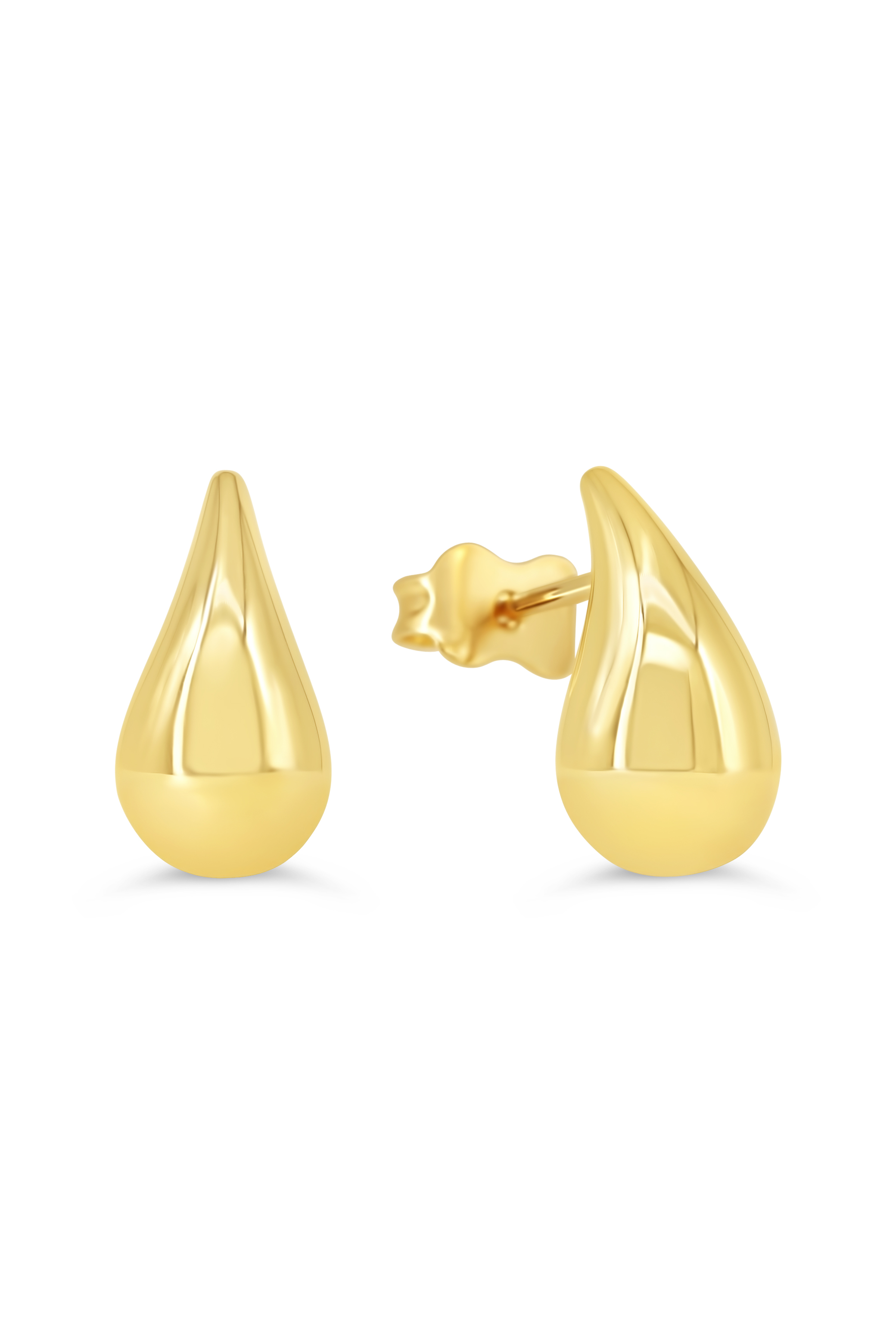 Boucles d'oreilles or jaune 10k goutte