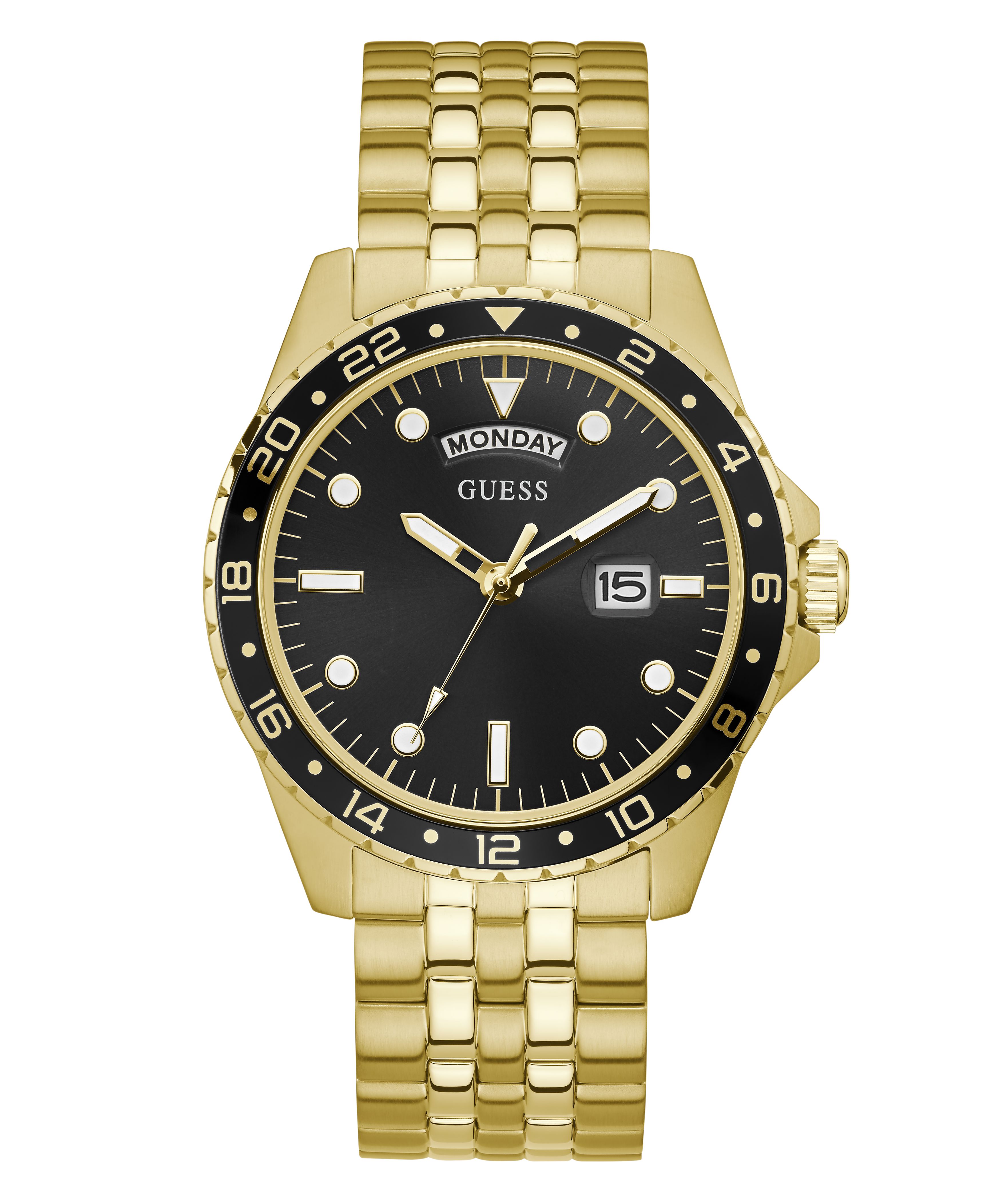 Montre homme Guess boitier et bracelet doré