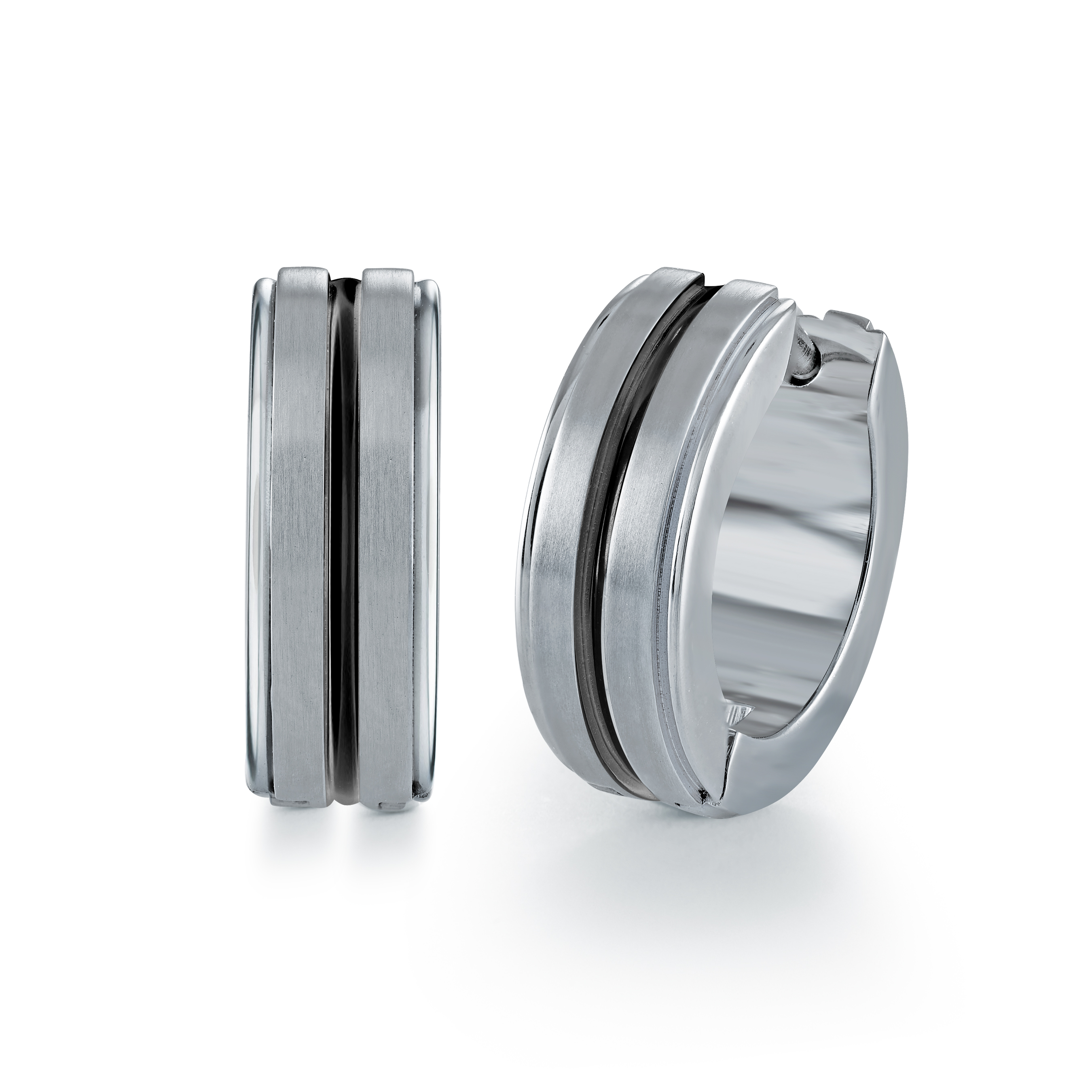 Boucles d'oreilles anneaux homme