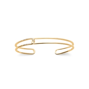 Bracelet rigide plaqué or