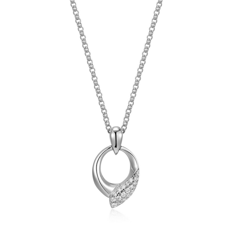 Chaîne et pendentif Elle argent 925 collection Amour