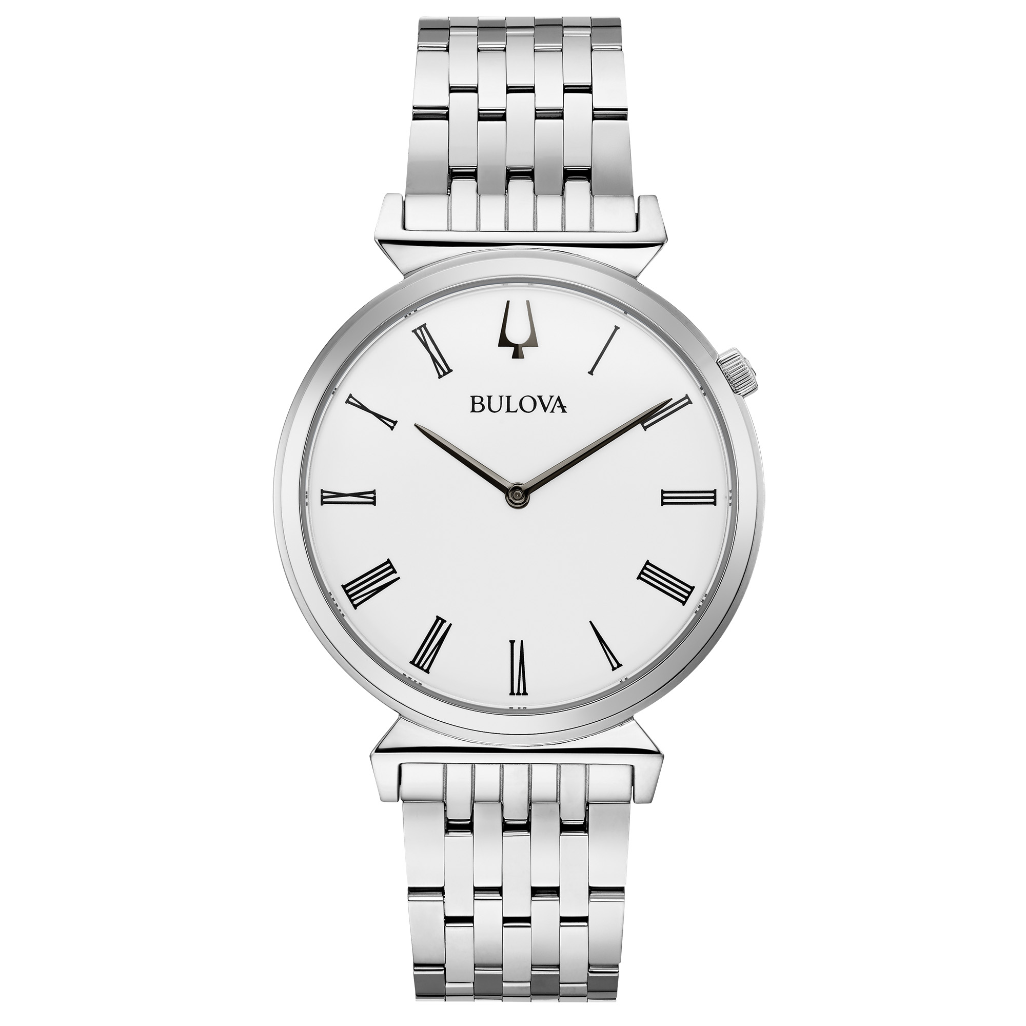 Montre Bulova homme fond blanc