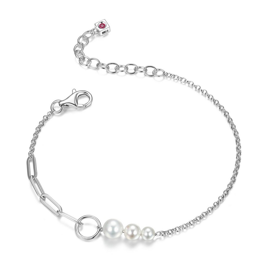 Bracelet 925 collection GEMCLIP 3 perles