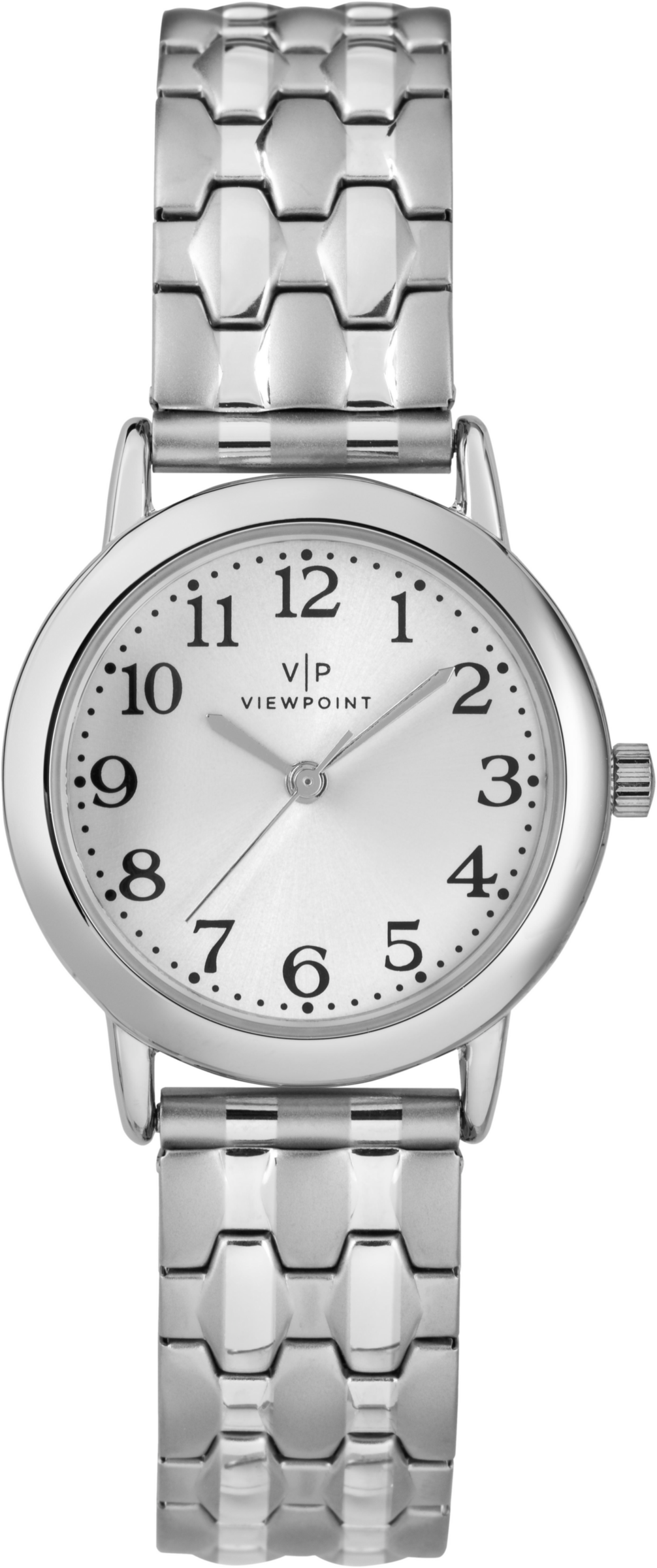 Montre Timex viewpoint acier fond blanc
