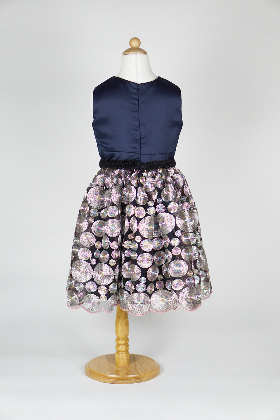 Thumbnail: Daddy Daughter Sequin Dress for Girls back view
