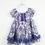 Thumbnail: silver and blue dress front view