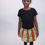 Thumbnail: African Print Skirt on model