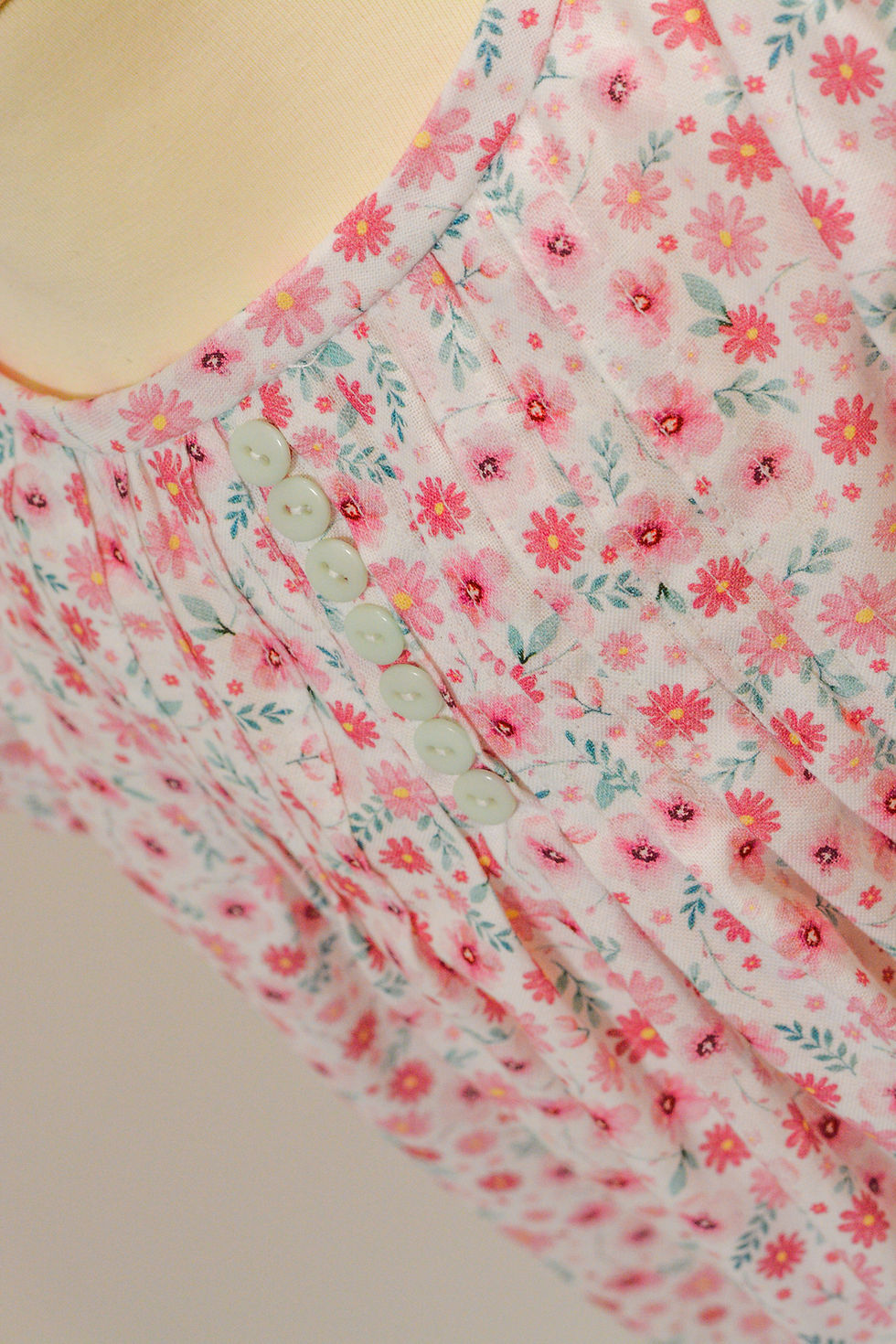 Thumbnail: Close up of dress pattern.