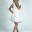 Thumbnail: cream dress on model