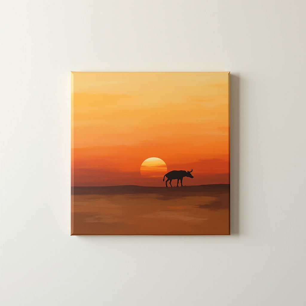Savanna Sunset Canvas