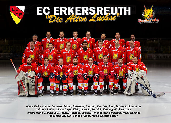 ECE "Die Alten Luchse" -Mannschaftsfoto