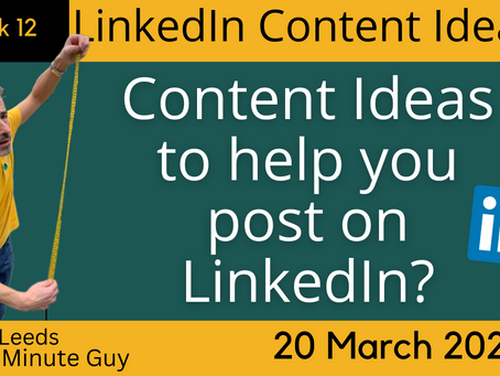 What can I write about on LinkedIn for my content creation