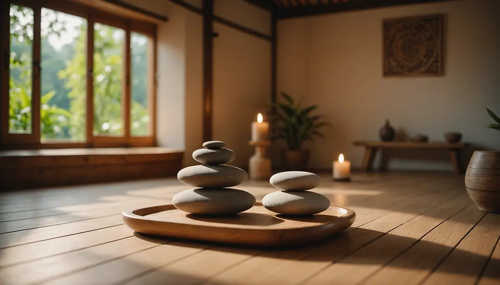 a relaxing therapeutic space