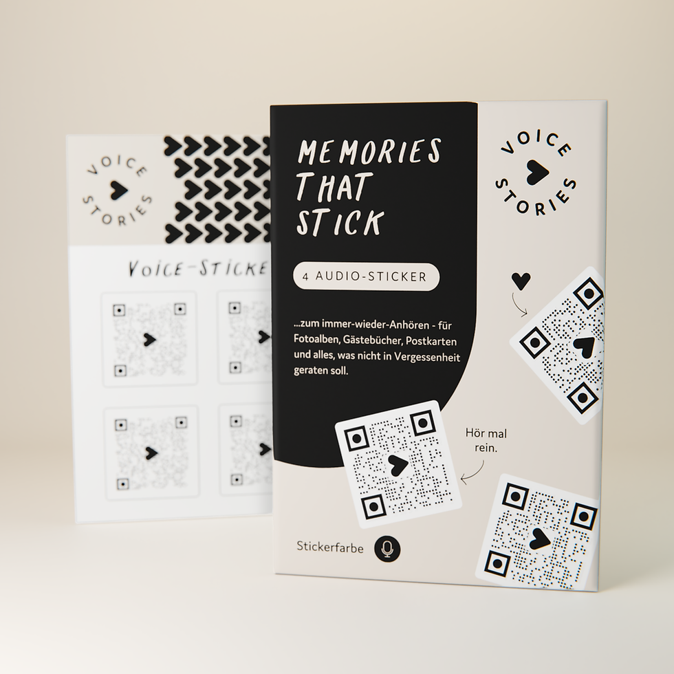 Miniaturbild: Voicestories Mini-Set, 4 Sticker, Schwarz