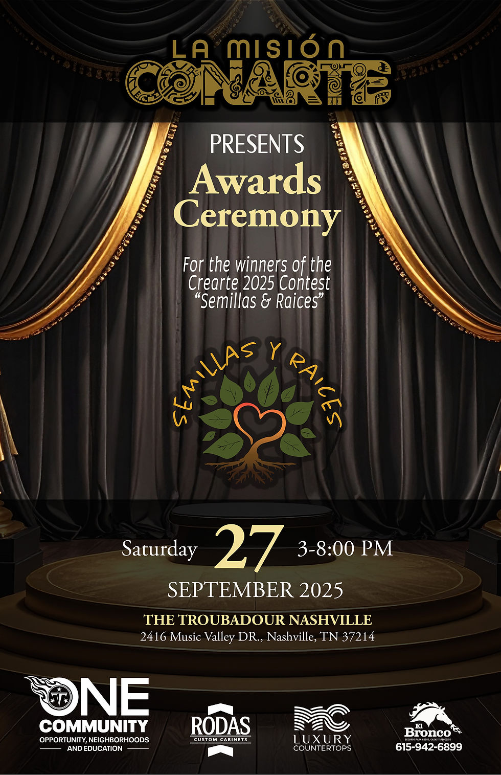 La Mision ConArte presents Awards Ceremony